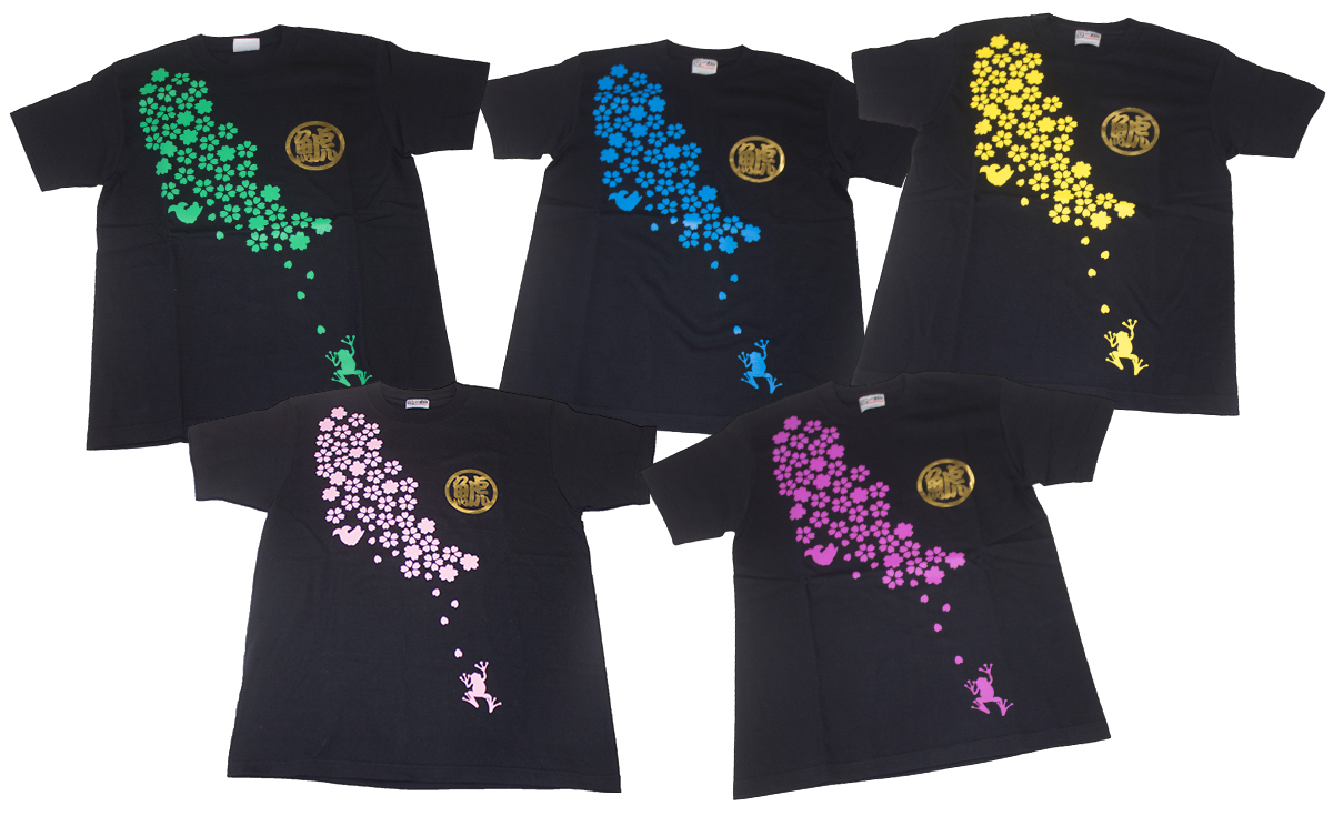 推しメンTシャツ【しゃちほこ桜吹雪Tシャツ】