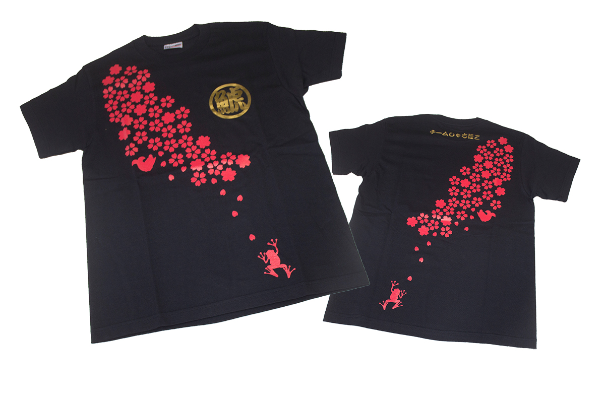 推しメンTシャツ【しゃちほこ桜吹雪Tシャツ】